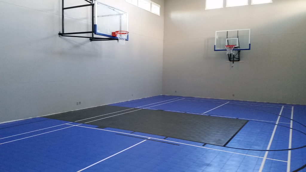 30x50 indoor basement Sport Court