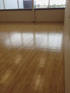Bonnyville, AB dance studio, Sport Court maple select tiles
