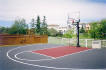 Backyard basketball home court