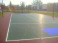 Chinook Park School outdoor game court, Calgary, AB
