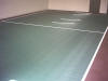 Indoor home badminton court